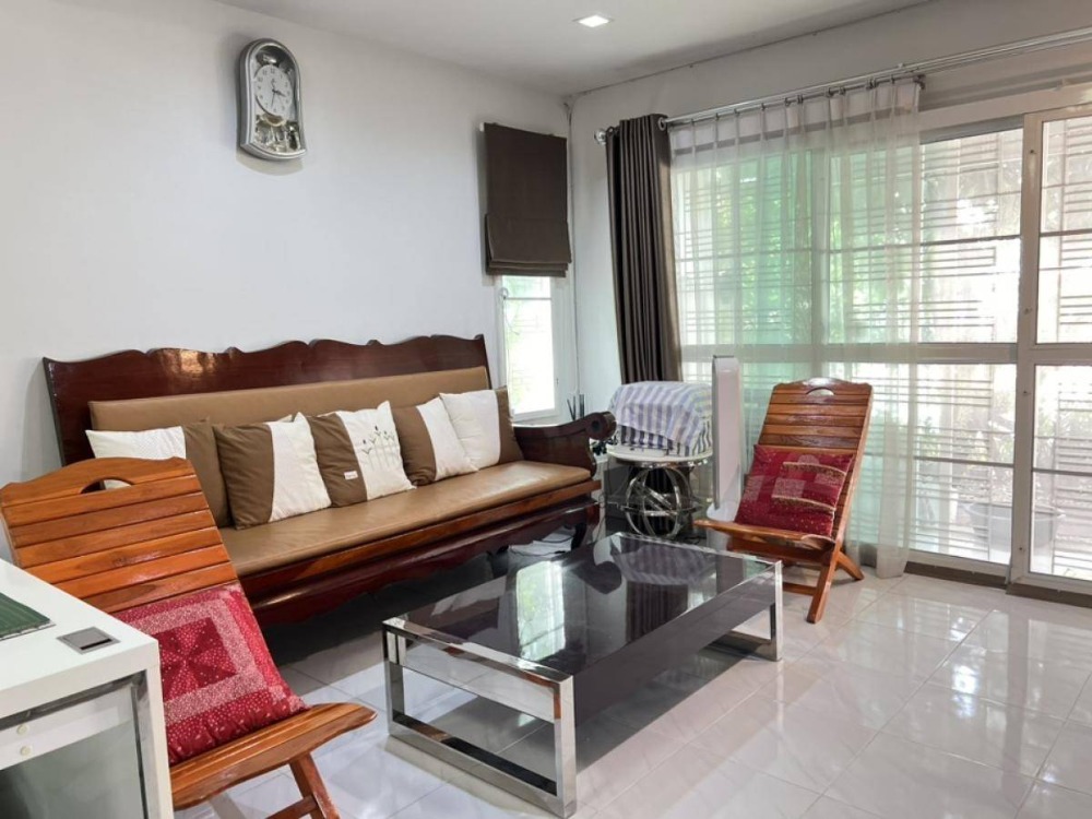 For RentHousePathum Thani,Rangsit, Thammasat : Single house for rent, Pruksa Village 24 Scenery Rangsit - Khlong 2, near Dream World, only 7 minutes.