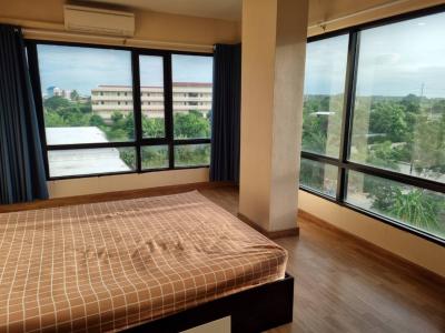 For RentCondoNakhon Pathom : Condo for rent, The Fifth Avenue Campus, 54 sq m., near Kasetsart University, Kamphaeng Saen, suitable for students and working people