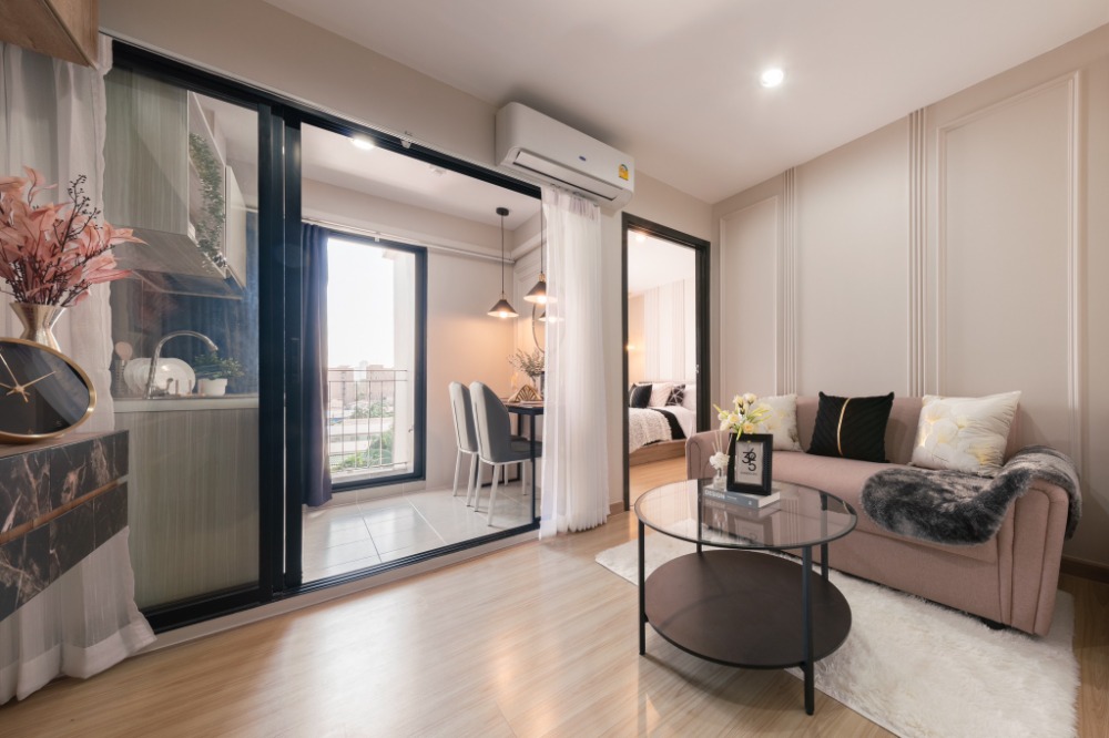 For SaleCondoRatchadapisek, Huaikwang, Suttisan : Condo for sale 🛎️ Asher Ratchada 🛎️ 27.16 sq m. Beautifully decorated, ready to move in. Push the loan case through💯