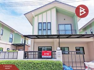 For SaleHouseChachoengsao : Semi-detached house for sale, Wana In Town Village, Chachoengsao, ready to move in.