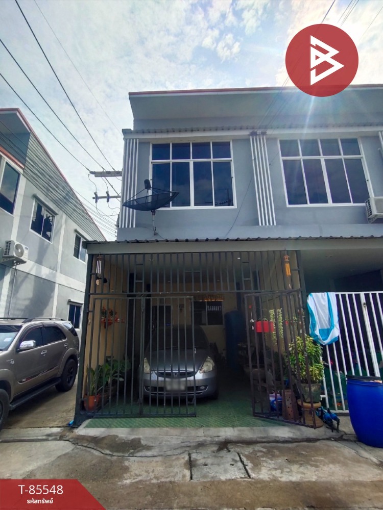 For SaleTownhouseMahachai Samut Sakhon : Townhouse for sale Benjasiri Village 5, Krathum Baen, Samut Sakhon