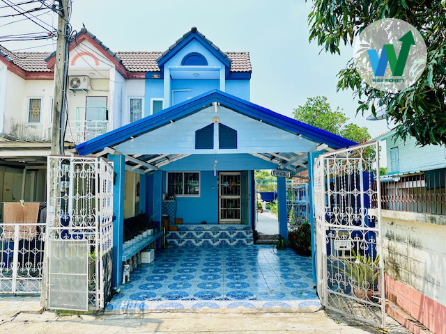 For SaleTownhouseSamut Prakan,Samrong : House for sale, ready to move in, Sap Mankhong, Bangna, back side, new condition, complete additions, next to Bang Bo Municipality. Near Kanchanaphisek Expressway, Mega Bangna