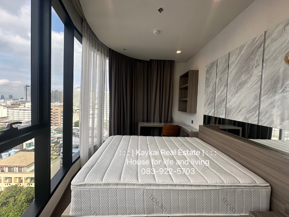 For RentCondoAri,Anusaowaree : Plus free parking! Condo IDEO Q VICTORY, 2 bedrooms, 35,000 beautifully decorated, complete with furniture and electrical appliances. You can make an appointment to see the actual room every day at 0839225703.