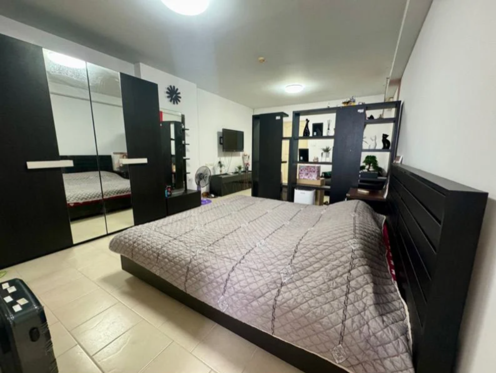 For SaleCondoThaphra, Talat Phlu, Wutthakat : Condo for sale, City Home, Tha Phra Intersection, next to MRT Tha Phra Intersection, 12th floor, with furniture & appliances (SM598)