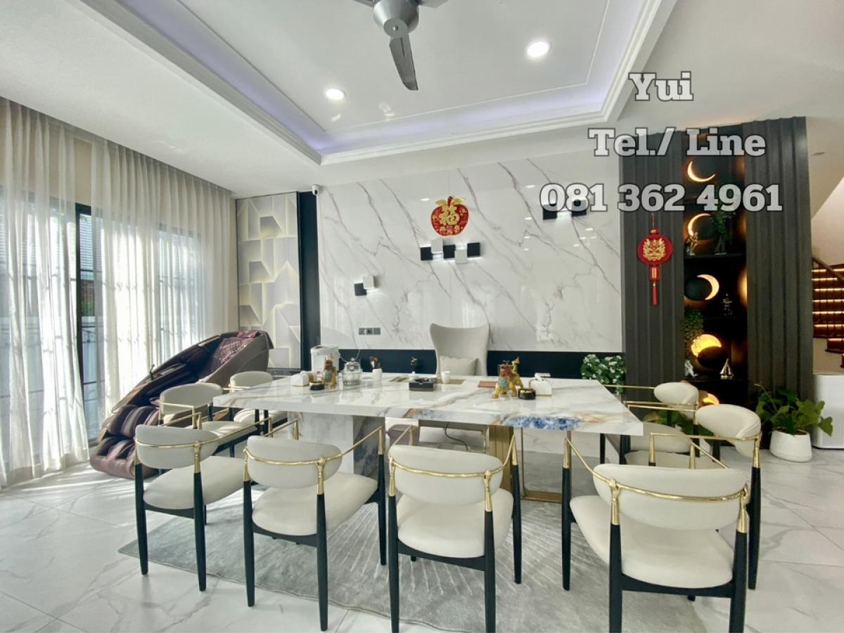 For SaleHouseBangna, Bearing, Lasalle : Luxury house for rent, Grand Bangkok Boulevard Sukhumvit, fully furnished, ready to move in