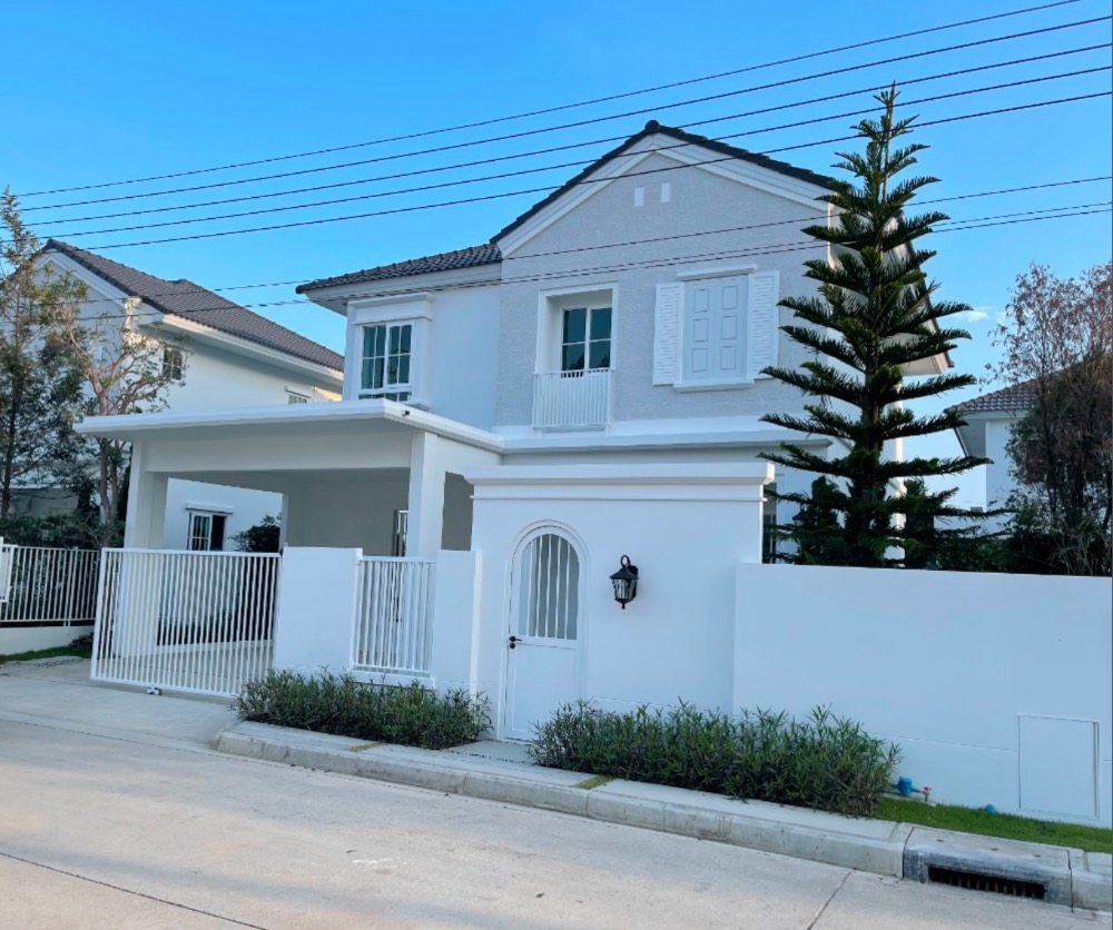 For SaleHouseBangna, Bearing, Lasalle : 2-storey detached house for sale, 2-storey detached house, Chaiyaphruek Village, Bangna Km. 15, beautiful, ready to move in, good location, nice place to live, if interested contact Line @841qqlnr