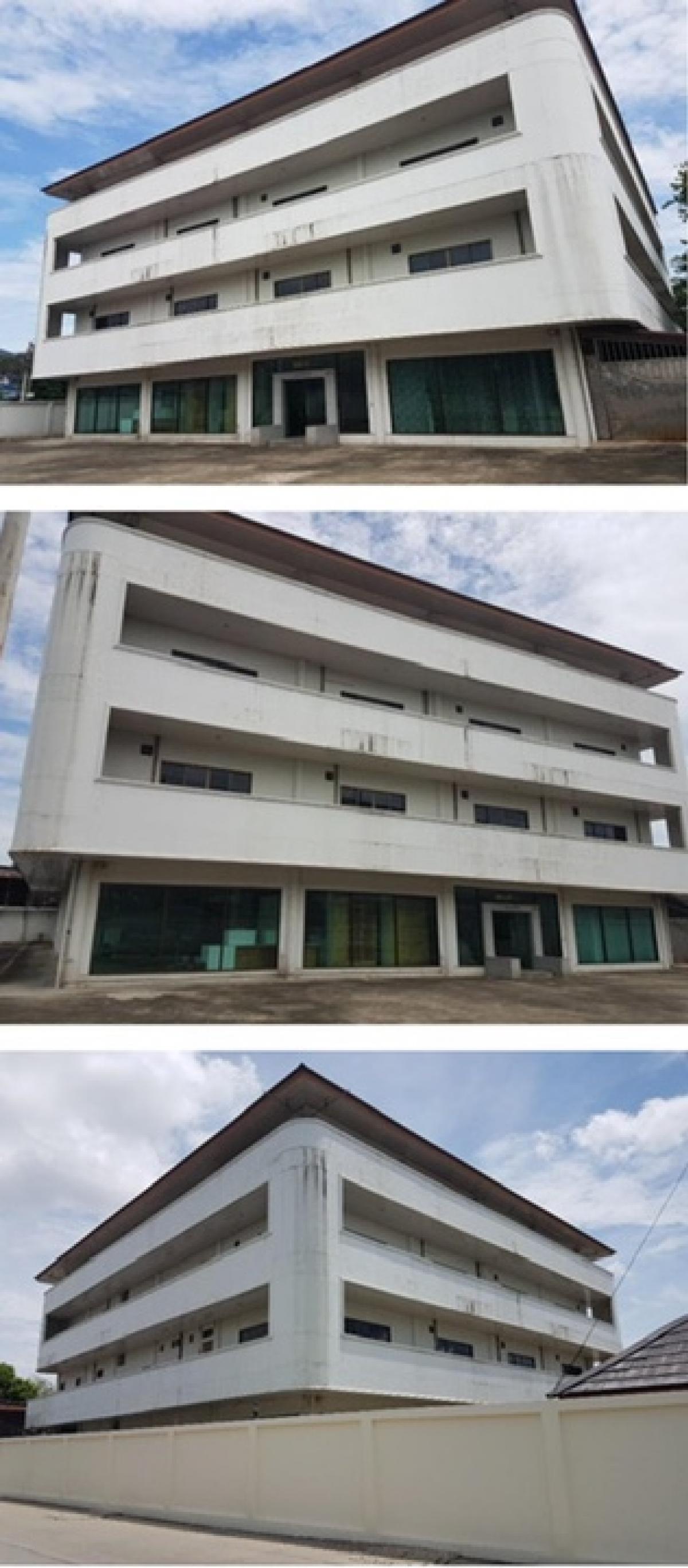 For RentOfficeLadkrabang, Suwannaphum Airport : 4-storey office building for rent, 1 rai, usable area 2260 square meters, suitable for an office, next to Chalerm Prakiat Road. Near Suvarnabhumi Airport Can be exited via the motorway, expressway, very convenient, able to support a weight of 3 tons per s