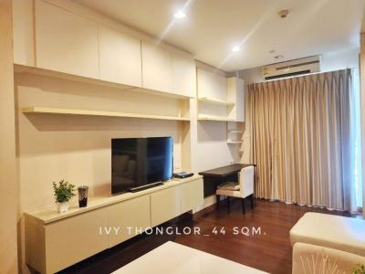 For RentCondoSukhumvit, Asoke, Thonglor : Condo for rent 1 bedroom city view IVY Thonglor 23 (Ivy Thonglor 23) 44 sq m. fully-furnished in mid of Thonglor