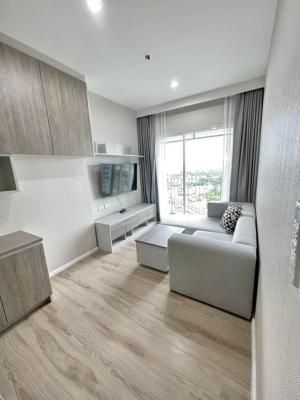 For RentCondoRama5, Ratchapruek, Bangkruai : Condo for rent, Amber by Eastern Star, next to MRT Tiwanon Intersection, 2 bedrooms, 2 bathrooms, size 55.48 sq m.