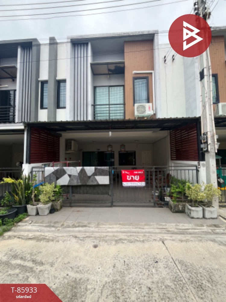 For SaleTownhousePattaya, Bangsaen, Chonburi : Townhouse for sale Siratcha Village, Easton Town, Phan Thong, Chonburi