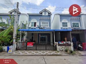 For SaleTownhousePattaya, Bangsaen, Chonburi : Townhouse for sale Prapassorn Ville Village, Amata Nakorn-Nong Tamlueng, Phan Thong, Chonburi