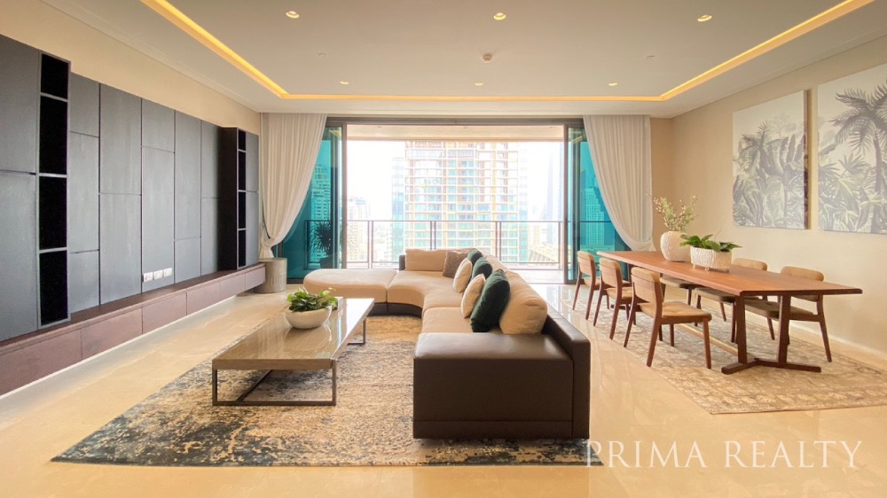 For SaleCondoWitthayu, Chidlom, Langsuan, Ploenchit : The Residences at Sindhorn Kempinski 4 Bedrooms Fully-Furnished