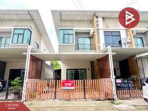 For SaleTownhousePattaya, Bangsaen, Chonburi : Townhouse for sale Saenrak Village 3, Phan Thong, Chonburi