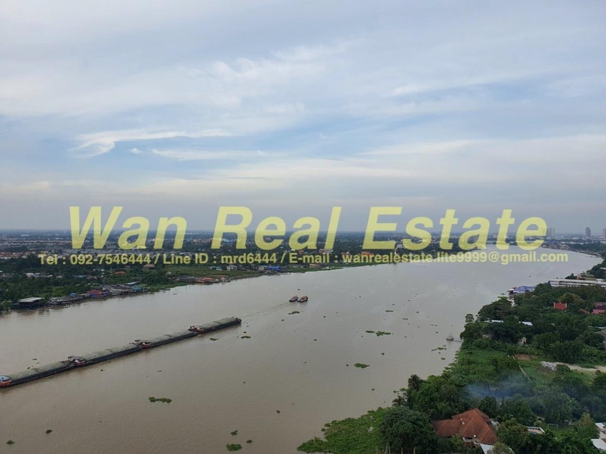 For RentCondoRattanathibet, Sanambinna : For rent, politan aqua, 24th floor, size 31 sq m, river view (empty room, economical price)