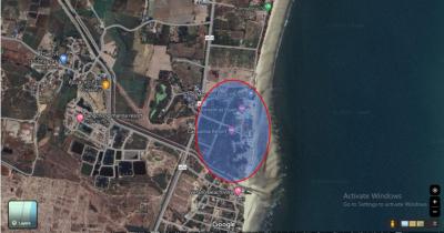 For SaleLandCha-am Phetchaburi : Land for sale near the beach, Puk Tian, Tha Yang, Phetchaburi, size30 rai 1 ngan 58 sq m, near Cha-am, Hua Hin.