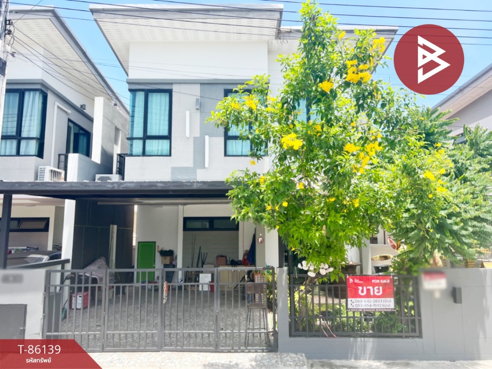 For SaleHousePattaya, Bangsaen, Chonburi : Single house for sale Private @Town Village, Chonburi (Private @Town)