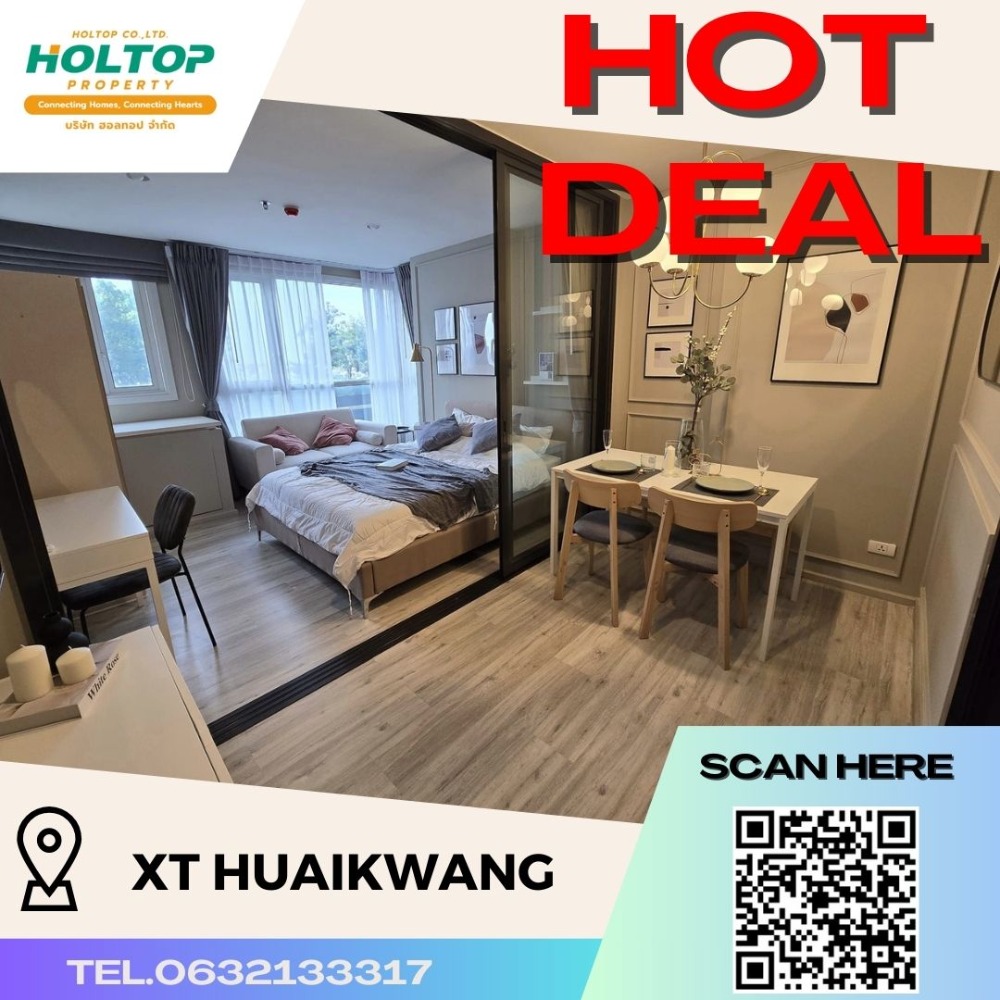 For RentCondoRatchadapisek, Huaikwang, Suttisan : #N0027✨For rent XT Huaikwang nice decorated room READY TO MOVE IN💖✨