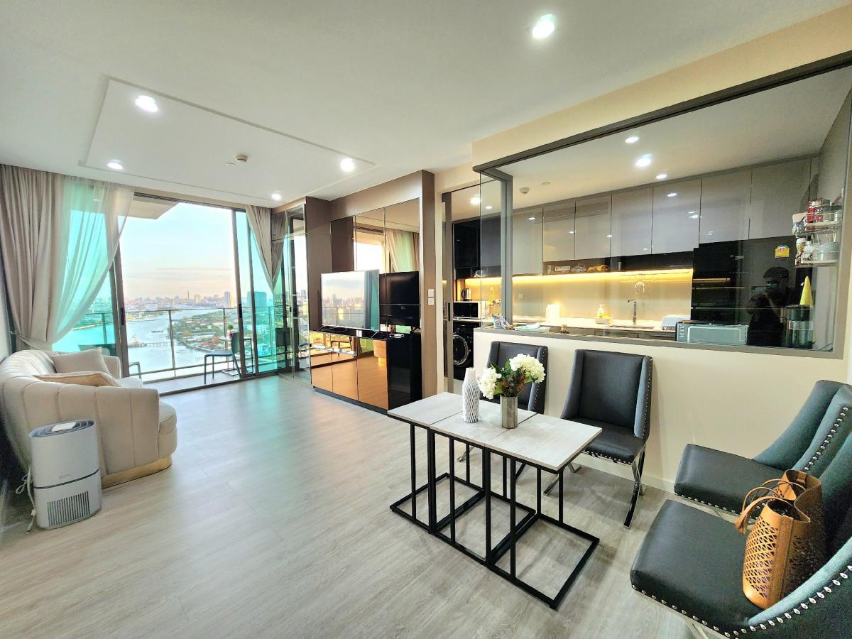 For SaleCondoBang Sue, Wong Sawang, Tao Pun : 🔥For sale 333 Riverside🔆 River view 2 Bed 2Bath​ 86sqm 30th floor, south side 🔆