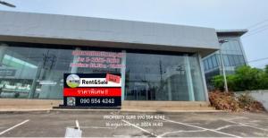 For RentShowroomPathum Thani,Rangsit, Thammasat : For rent+sale showroom on Lam Luk Ka Road. With a large service center, area 3-3-12 rai, total usable area 3,700 sq m.