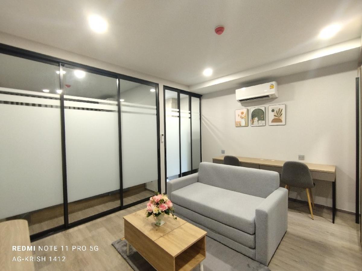 For RentCondoPhutthamonthon, Salaya : 🏙️ Room for rent, one bed Ex., brand new @Salaya one, fully furnished - complete electricity ** has a washing machine ** message 📲or Line : 0616395225