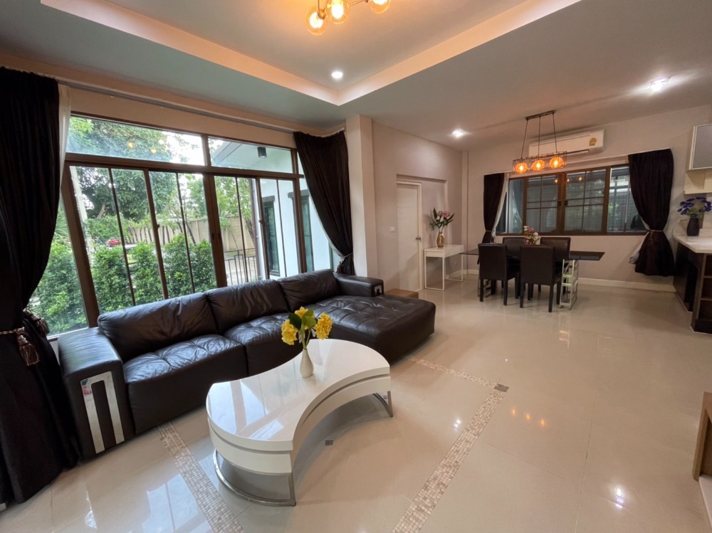 For RentHouseBangna, Bearing, Lasalle : 🎈Available and ready for rent, 2-story detached house, Setthasiri Village, Bangna-Wongwaen, near Mega Bangna, 4 bedrooms, 4 bathrooms, 1 maid's room.