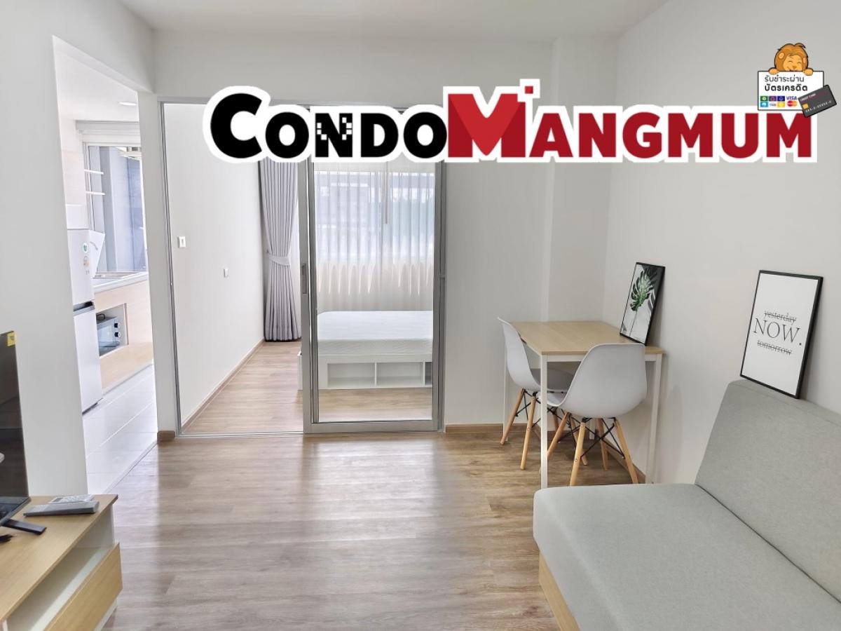For RentCondoSamut Prakan,Samrong : ✨New condo for rent, Senakit Srinakarin, Sri Dan, good location 🚝 near MRT Sri Dan.