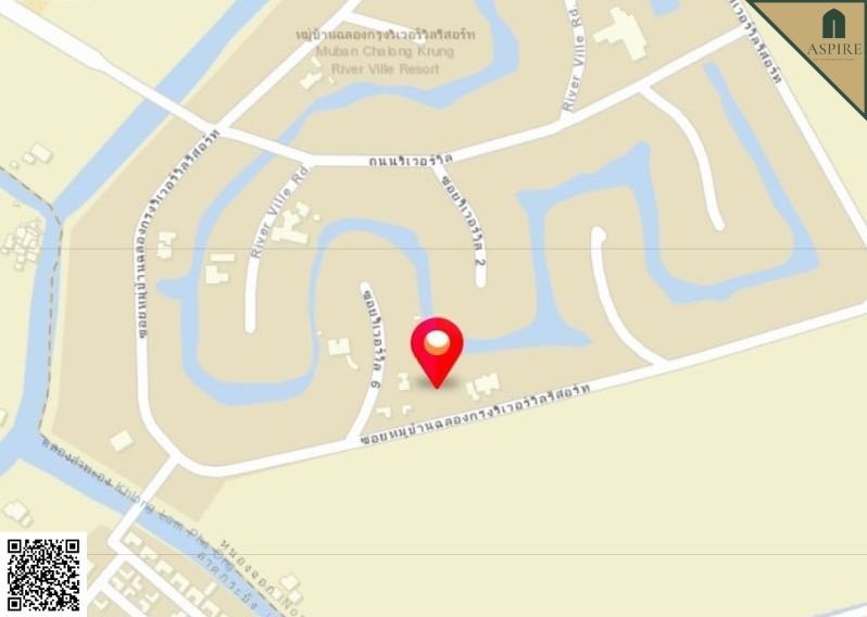 For SaleLandMin Buri, Romklao : [For Sale] Land, Chalong Krung River Ville Resort, 2 Ngan 85 Sq.wa., Suitable for Investment