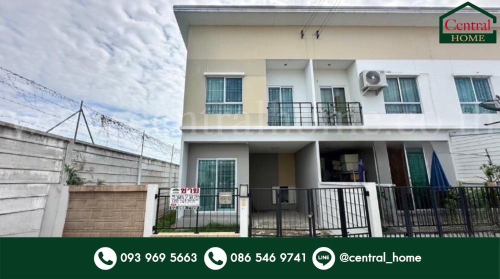 For SaleTownhouseNonthaburi, Bang Yai, Bangbuathong : Townhome The Essence Chaiyaphruek - Wongwaen, corner house, ready to move in.