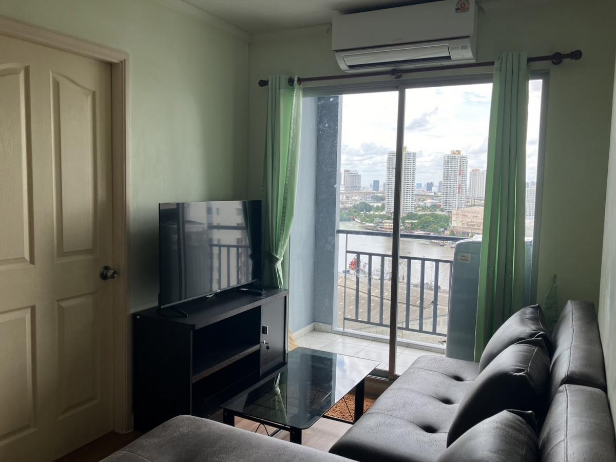 For RentCondoRathburana, Suksawat : For rent: Lumpini Ville Ratburana-Riverview / river view / has washing machine. New furniture and electric appliances installed.