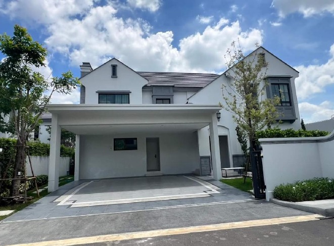 For RentHouseBangna, Bearing, Lasalle : For Rent, single house for rent, luxury 2-storey house, Nantawan Rama 9-New Krungthepkreetha For Rent, very beautiful house, fully furnished, fully furnished, ready to live in / Chinese Welcome