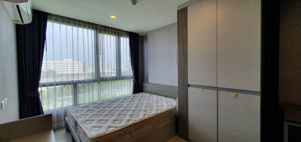 For SaleCondoMin Buri, Romklao : Condo for sale the Cube Plus Minburi, 28.5 sqm., great price, great location, corner room, quiet, great view, easy to MRT Pink Line.