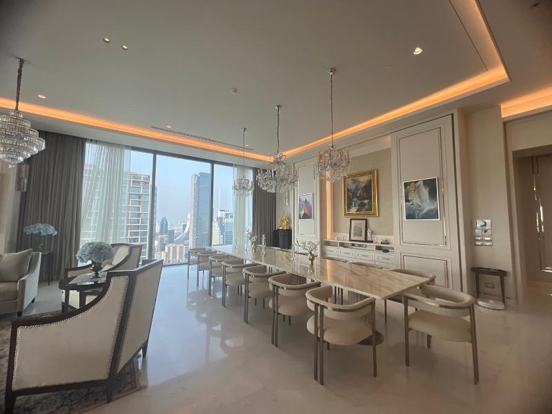 For SaleCondoWitthayu, Chidlom, Langsuan, Ploenchit : Condo For Sale The Residences at Sindhorn Kempinski Hotel Bangkok 4 Bedroom 5 Bathroom 513 sqm