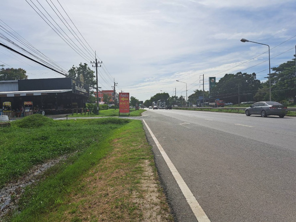 For SaleLandRayong : Land for sale next to Sukhumvit Road, Taphong Subdistrict, Mueang District, Rayong Province.