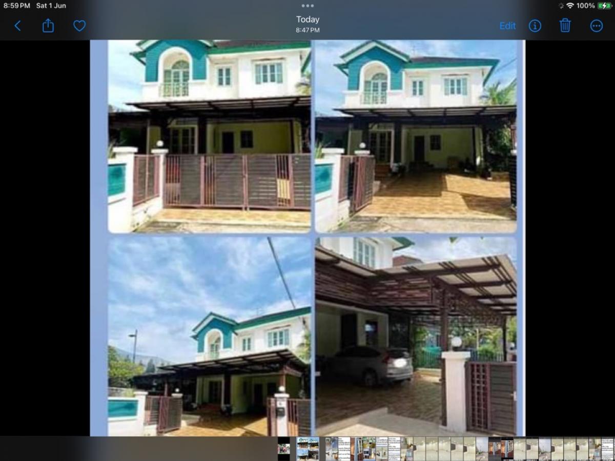 For SaleHouseMin Buri, Romklao : For sale, a 2-storey single house, 79 square wah, 3 bedrooms, 3 bathrooms, 2 halls. This house has been decorated and the workers have finished it. The work is complete. The walls and ceiling have been repainted. A service channel has been made in the cei