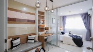 For SaleCondoKaset Nawamin,Ladplakao : Call : 063-963-0333 For Sale Lumpini Condotown Ramintra-Latplakhao 1 @Central Ramindra 26.11 sq.m 1Bed 2nd floor Facing South, Fully furnished, Ready to move in