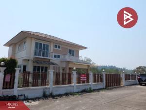 For SaleHouseChanthaburi : Single house for sale The Hill Village, Phraya Trang Phase 1, Tha Chang, Chanthaburi