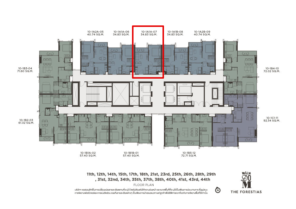 For SaleCondoBangna, Bearing, Lasalle : Experience timeless elegance. With a luxury condominium facing north, surrounded by nature. Stands out with a special design, only 2 units per floor. Meticulously designed room plans  Divide the space perfectly