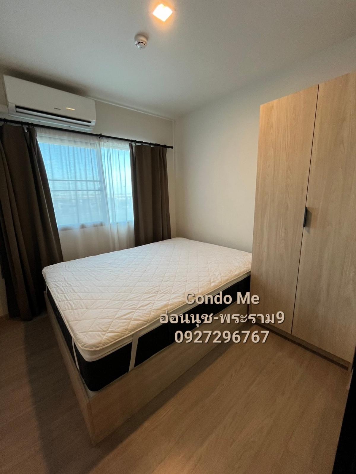 For RentCondoLadkrabang, Suwannaphum Airport : ✨️ Condo Me Condo, ready to move in, fully furnished, 1 bedroom, great location, convenient for everything. Ready to move in! 📸 Video photos from the actual room