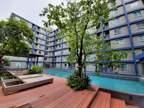 For SaleCondoLadprao, Central Ladprao : Condo for sale: U Vibha - Ladprao (CONDO U VIBHA – LADPRAO) in Soi Vibhavadi 20, corner room with view of Thai Airways building