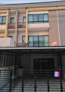 For RentTownhouseLadkrabang, Suwannaphum Airport : Three-storey Townhouse The Connect UP 3 ChalermPhraKeit 67 for RENT