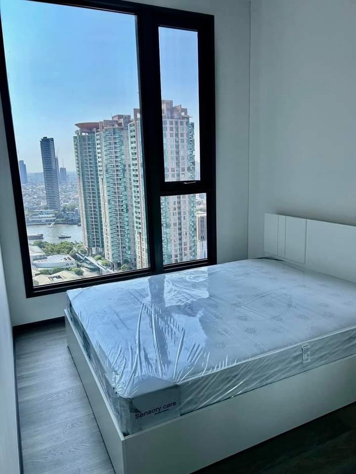 For RentCondoSathorn, Narathiwat : RCRK104 Condo for rent Rhythm Charoenkrung Pavilion, 29th floor, city view 35.45sq.m. 1 bed 1 bath 28,000 baht 064-878-5283