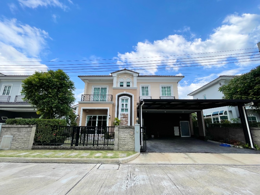 For SaleHouseNawamin, Ramindra : Luxury detached house for sale, Grandio Grandio Ramintra Wongwaen. Full-furnitured Ready to move in, near Chalong Rat Expressway