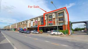 For SaleShophouseRama5, Ratchapruek, Bangkruai : Commercial building for sale, Soi Wat Phra Ngoen, Kanchanaphisek Road, 460 sq m., Nonthaburi.