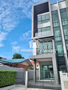 For RentHome OfficeVipawadee, Don Mueang, Lak Si : 4-story home office, beautifully decorated, good location, for rent in Don Mueang-Songprapa area. Near Ozone One Market, Don Mueang, only 750 meters.