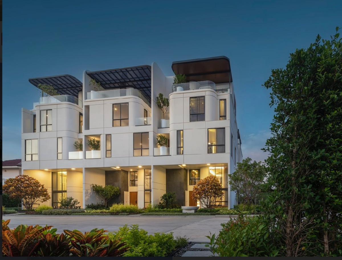 For SaleTownhouseRama3 (Riverside),Satupadit : DEMI SATHU 49 (Demi Sathu Pradit 49) 3.5-story luxury townhome🏡✨1st hand house➡️Buy directly from the project📍last 5 units📍