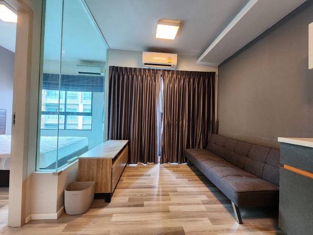 For RentCondoRama 2, Bang Khun Thian : Condo for rent EASE Rama 2 (EASE Rama II), size 26 sq m, 7th floor, fully furnished, pool view, with washing machine.