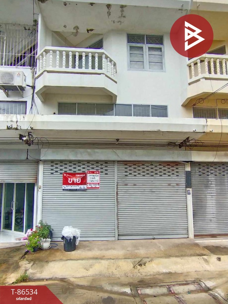 For SaleShophouseRatchaburi : 2-story commercial building for sale, area 13.1 square meters, Na Mueang, Ratchaburi.