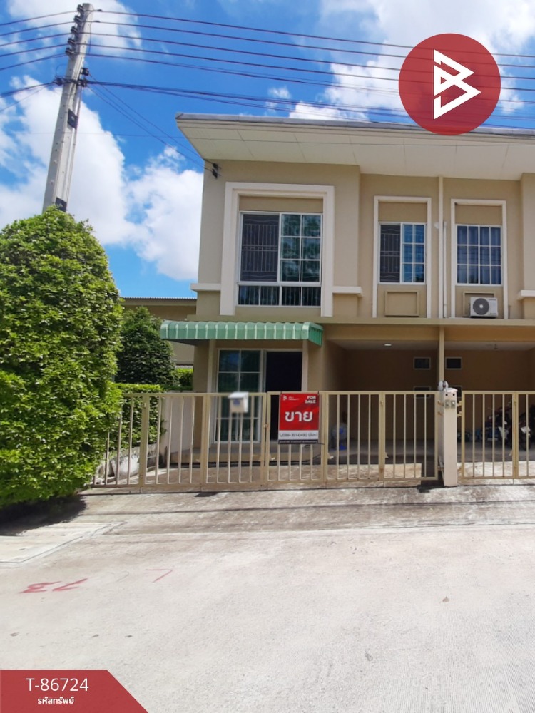 For SaleTownhousePathum Thani,Rangsit, Thammasat : Townhouse for sale J-Town Exclusive Village, Rangsit-Khlong 1, Ban Pho, Chachoengsao