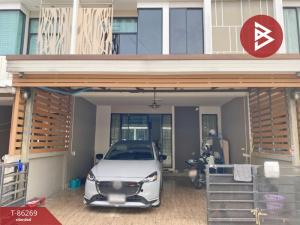 For SaleHouseSriracha Laem Chabang Ban Bueng : Townhouse for sale The Trust Town Village, Bowin-Chonburi, Chonburi