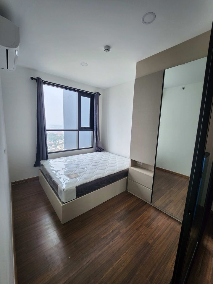 For RentCondoMin Buri, Romklao : ++Condo for rent, The Origin Ramkhamhaeng 209 Interchange, 28th floor, fully furnished, has washing machine**++